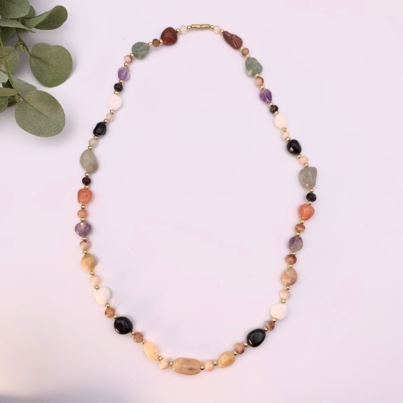 Mixed Natural Crystals & Stones Necklace - Picture 4 of 10